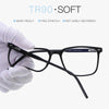 2024 Trending Blue Light Blocking Men's Glasses Gaming TR90 Matte Black Anti Ray Eyeglasses Women Transparent Fashion Eyewear - NagiShop