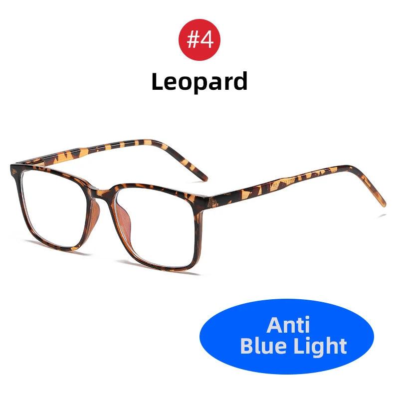 2024 Trending Blue Light Blocking Men's Glasses Gaming TR90 Matte Black Anti Ray Eyeglasses Women Transparent Fashion Eyewear - NagiShop