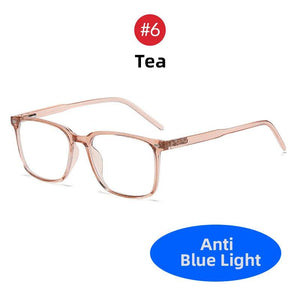 2024 Trending Blue Light Blocking Men's Glasses Gaming TR90 Matte Black Anti Ray Eyeglasses Women Transparent Fashion Eyewear - NagiShop