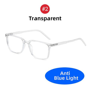 2024 Trending Blue Light Blocking Men's Glasses Gaming TR90 Matte Black Anti Ray Eyeglasses Women Transparent Fashion Eyewear - NagiShop