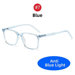 2024 Trending Blue Light Blocking Men's Glasses Gaming TR90 Matte Black Anti Ray Eyeglasses Women Transparent Fashion Eyewear - NagiShop