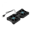 Foldable Fan Cooler Usb Port Cooling Pad For 7-15" Laptop Dual Fans Cooling Fan Gaming Cpu Cooling Holder Laptop Desk Support - NagiShop