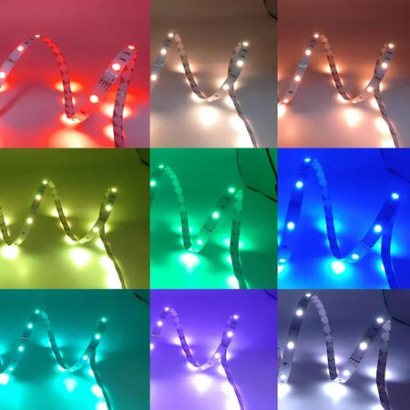 Led Strip Lights Wifi 5050 5V Usb Rgb Tape Colorful Children Into The Gaming Room Bluetooth Control 5M Led Wall Room Ice String - NagiShop