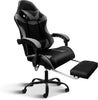 Gaming Chair,Backrest and Seat Height Adjustable Swivel Recliner Racing Office Computer Ergonomic Video Game Chair with Footrest - NagiShop